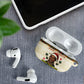 Booker T. Washington Christmas Santa AirPods Case Black History Ugly Pixel Pattern