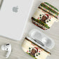 Booker T. Washington Christmas Santa AirPods Case Black History Ugly Pixel Pattern