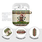Booker T. Washington Christmas Santa AirPods Case Black History Ugly Pixel Pattern