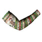 Booker T. Washington Christmas Santa Arm Sleeves Black History Ugly Pixel Pattern