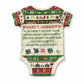 Booker T. Washington Christmas Santa Baby Onesie Black History Ugly Pixel Pattern
