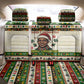 Booker T. Washington Christmas Santa Back Car Seat Cover Black History Ugly Pixel Pattern