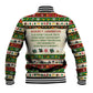 Booker T. Washington Christmas Santa Baseball Jacket Black History Ugly Pixel Pattern