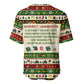 Booker T. Washington Christmas Santa Baseball Jersey Black History Ugly Pixel Pattern