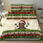 Booker T. Washington Christmas Santa Bedding Set Black History Ugly Pixel Pattern