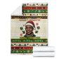Booker T. Washington Christmas Santa Blanket Black History Ugly Pixel Pattern