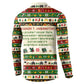 Booker T. Washington Christmas Santa Button Sweatshirt Black History Ugly Pixel Pattern