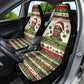 Booker T. Washington Christmas Santa Car Seat Cover Black History Ugly Pixel Pattern