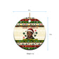 Booker T. Washington Christmas Santa Ceramic Ornament Black History Ugly Pixel Pattern