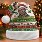 Booker T. Washington Christmas Santa Christmas Santa Hat Black History Ugly Pixel Pattern
