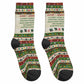 Booker T. Washington Christmas Santa Crew Socks Black History Ugly Pixel Pattern