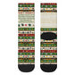 Booker T. Washington Christmas Santa Crew Socks Black History Ugly Pixel Pattern