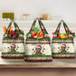 Booker T. Washington Christmas Santa Grocery Bag Black History Ugly Pixel Pattern