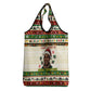 Booker T. Washington Christmas Santa Grocery Bag Black History Ugly Pixel Pattern