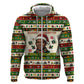 Booker T. Washington Christmas Santa Hoodie Black History Ugly Pixel Pattern