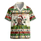 Booker T. Washington Christmas Santa Kid Hawaiian Shirt Black History Ugly Pixel Pattern