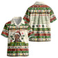 Booker T. Washington Christmas Santa Kid Hawaiian Shirt Black History Ugly Pixel Pattern