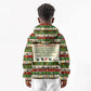 Booker T. Washington Christmas Santa Kid Hoodie Black History Ugly Pixel Pattern
