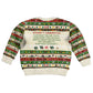 Booker T. Washington Christmas Santa Kid Ugly Christmas Sweater Black History Ugly Pixel Pattern