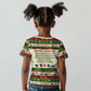 Booker T. Washington Christmas Santa Kid T shirt Black History Ugly Pixel Pattern