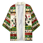 Booker T. Washington Christmas Santa Kimono Black History Ugly Pixel Pattern