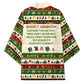 Booker T. Washington Christmas Santa Kimono Black History Ugly Pixel Pattern