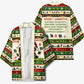 Booker T. Washington Christmas Santa Kimono Black History Ugly Pixel Pattern