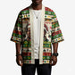 Booker T. Washington Christmas Santa Kimono Black History Ugly Pixel Pattern