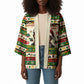 Booker T. Washington Christmas Santa Kimono Black History Ugly Pixel Pattern