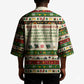 Booker T. Washington Christmas Santa Kimono Black History Ugly Pixel Pattern