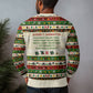 Booker T. Washington Christmas Santa Ugly Christmas Sweater Black History Ugly Pixel Pattern