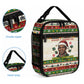 Booker T. Washington Christmas Santa Lunch Bag Black History Ugly Pixel Pattern