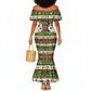 Booker T. Washington Christmas Santa Mermaid Dress Black History Ugly Pixel Pattern
