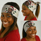 Booker T. Washington Christmas Santa Neck Gaiter Black History Ugly Pixel Pattern