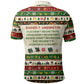 Booker T. Washington Christmas Santa Polo Shirt Black History Ugly Pixel Pattern