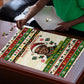Booker T. Washington Christmas Santa Puzzle Black History Ugly Pixel Pattern