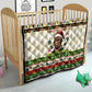 Booker T. Washington Christmas Santa Quilt Black History Ugly Pixel Pattern