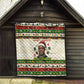 Booker T. Washington Christmas Santa Quilt Black History Ugly Pixel Pattern