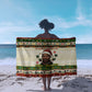 Booker T. Washington Christmas Santa Sarong Black History Ugly Pixel Pattern