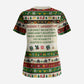 Booker T. Washington Christmas Santa Scrub Top Black History Ugly Pixel Pattern