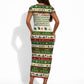 Booker T. Washington Christmas Santa Short Sleeve Bodycon Dress Black History Ugly Pixel Pattern