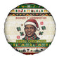 Booker T. Washington Christmas Santa Spare Tire Cover Black History Ugly Pixel Pattern