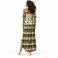 Booker T. Washington Christmas Santa Summer Maxi Dress Black History Ugly Pixel Pattern
