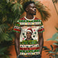Booker T. Washington Christmas Santa T shirt Black History Ugly Pixel Pattern