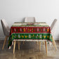 Booker T. Washington Christmas Santa Tablecloth Black History Ugly Pixel Pattern