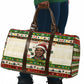 Booker T. Washington Christmas Santa Travel Bag Black History Ugly Pixel Pattern