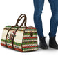 Booker T. Washington Christmas Santa Travel Bag Black History Ugly Pixel Pattern