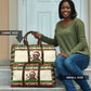 Booker T. Washington Christmas Santa Travel Bag Black History Ugly Pixel Pattern
