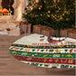 Booker T. Washington Christmas Santa Tree Skirt Black History Ugly Pixel Pattern
