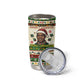 Booker T. Washington Christmas Santa Tumbler Cup Black History Ugly Pixel Pattern